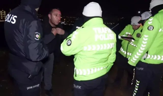 Trafik polisini gören alkollü sürücü, yolcu koltuğuna geçip, 'İspat et arabayı sürdüğümü' dedi