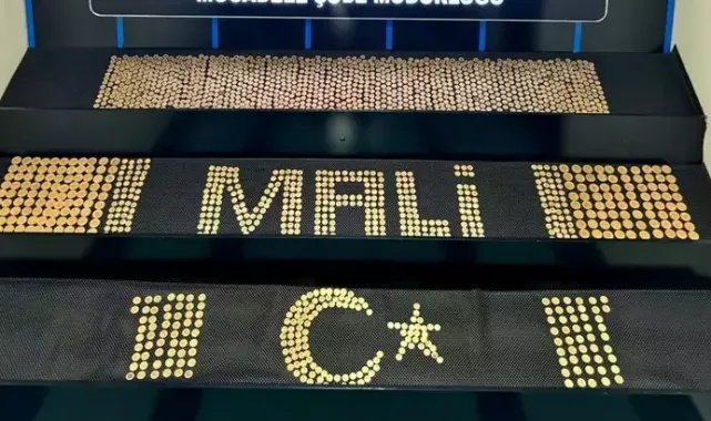 Adana'da 9 milyon TL değerinde düşük ayar altın ele geçirildi