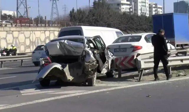 Bahçelievler Basın Ekspres yolunda kaza: 2 yaralı