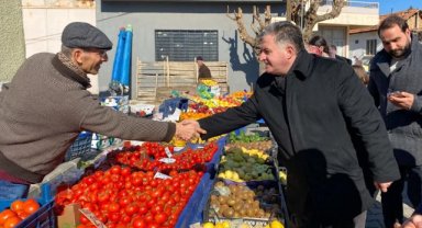Bergama Belediye Başkanı Adayı Dr. Sadık Doğruer Esnaf ve Muhtarları Ziyarette Bulundu