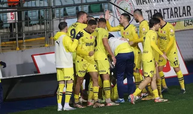 Çaykur Rizespor - Fenerbahçe: 1-3