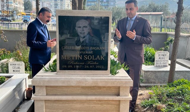 Çiğli Belediye Başkan Adayı Onur Emrah Yıldız; "Bıraktıkları izler rehberimiz…"