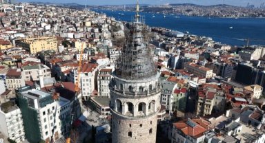 Galata Kulesi'nde nefes kesen restorasyon