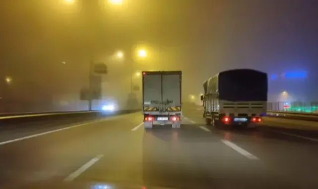 İstanbul'da sis etkili oldu