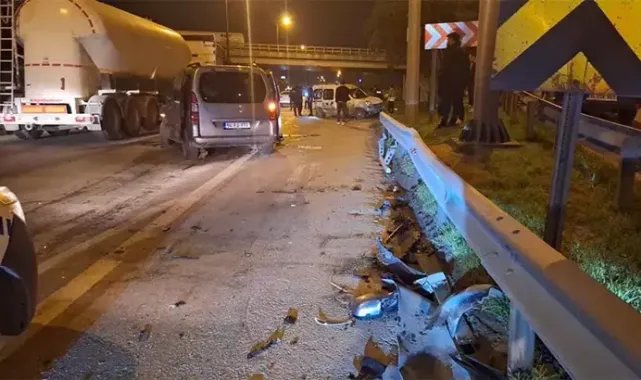Kartepe'de 3 araç zincirleme kazaya karıştı