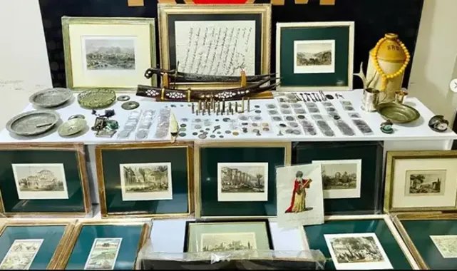 Kırklareli merkezli 11 ilde, tarihi eser kaçakçılığına 20 gözaltı