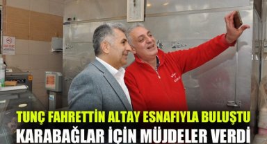 Mehmet Sadık Tunç Fahrettin Altay’da Esnafla buluştu: Kalıcı Çözümler Üretecek Projelere Sahibiz