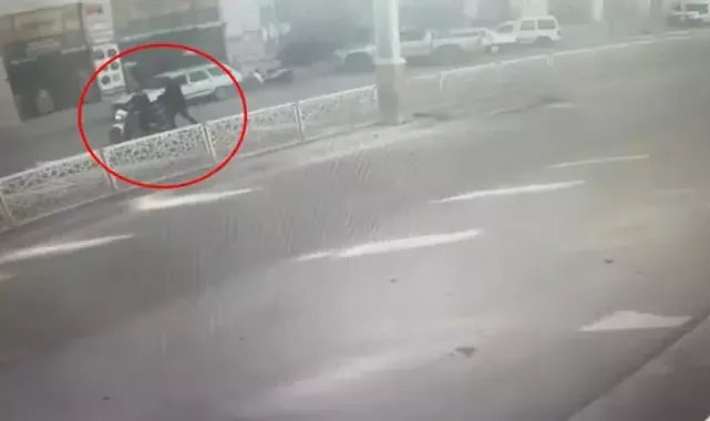 Polis, husumetlisini vuran şüpheliyi, durdurduğu kuryenin motosikletine binerek yakaladı