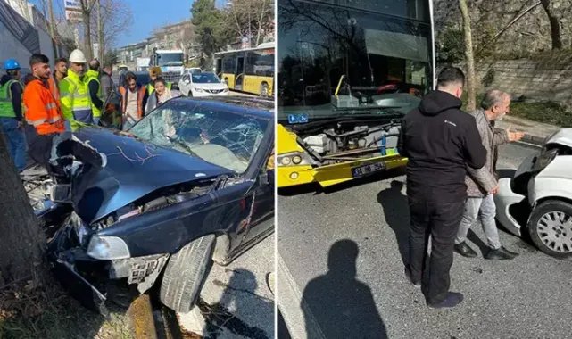Sarıyer'de kaza: 2 yaralı