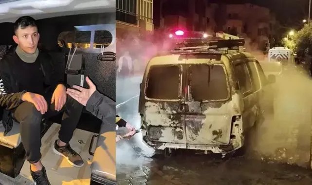 Sevgilisiyle kavga edip, 5 araç ile çöp konteynerlerini kundaklayan uzman çavuş tutuklandı