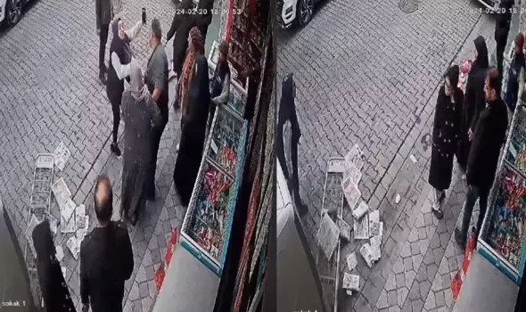 Sultangazi'de park yeri tartışmasında ortalığı birbirine katıp kameraya el salladı