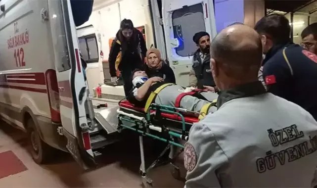 Sürücüsünün kontrolünden çıkan motosiklet devrildi
