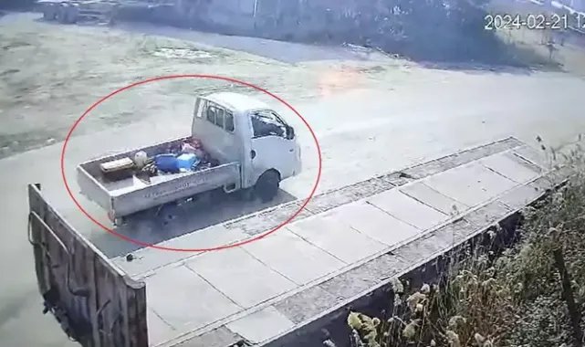 'Toz kaldırdığı' için tepki gösteren yayaya geri dönüp kamyonetiyle çarptı