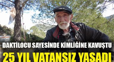 25 yıl vatansız yaşayan Besim Güven: Daktilocu sayesinde kimliğime kavuştum