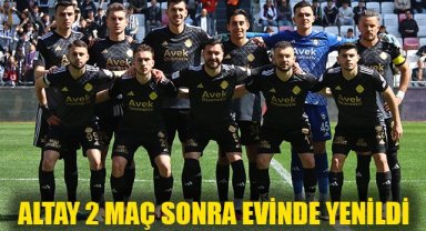 Altay, iki maç sonra evinde kaybetti