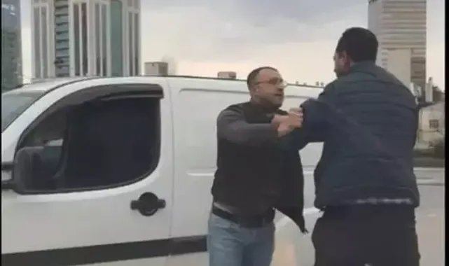 Ataşehir'de yumruklu yol kavgası