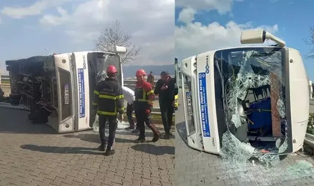 Aydın'da halk otobüsü devrildi: 2'si ağır 27 yaralı
