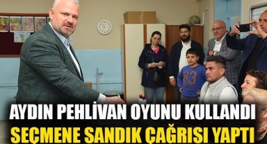 Aydın Pehlivan oyunu kullandı: Demokrasi çağrısı yaptı