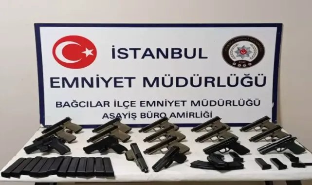 Bağcılar'da silah kaçakçılığı operasyonu