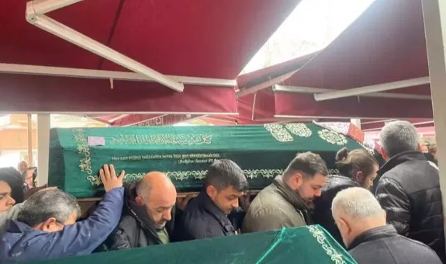 Bakırköy'de TIR kazasında ölen 4 kişi son yolculuğuna uğurlandı