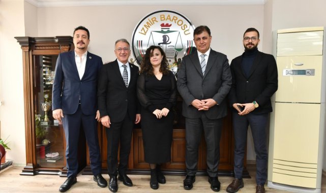 Başkan Tugay seçim güvenliği için İzmir Barosu'ndan destek istedi