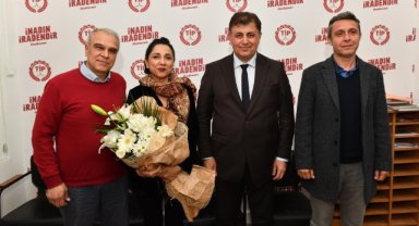 Başkan Tugay, TİP İzmir İl Örgütünü ziyaret etti