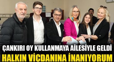 Ceyda Bölünmez Çankırı oyunu kullandı: Halkın vicdanına inanıyorum