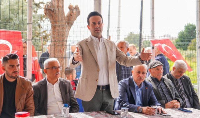 Çiftçioğlu, vatandaşlarla buluştu her mahalleye eşit hizmet sözü verdi