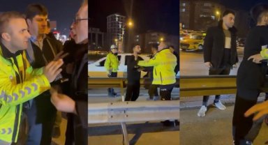 E-5 Karayolu’nda “makas” kazası sonrası kavga