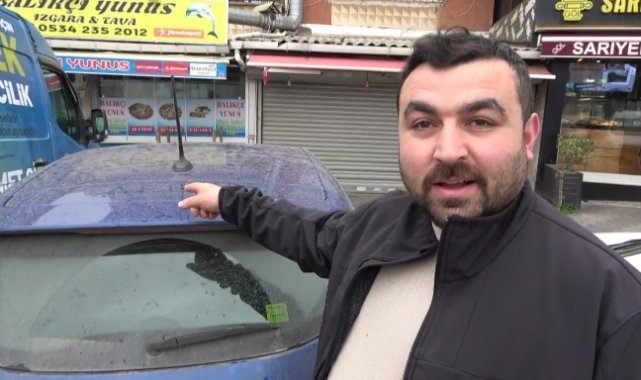 İstanbul’a çamur yağdı, otomobiller çamur içinde kaldı