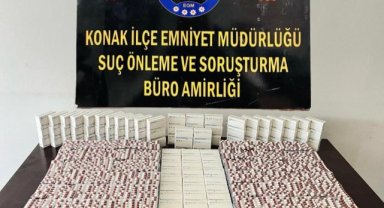 İzmir’de 23 bini aşkın sentetik ecza hapı ele geçirildi