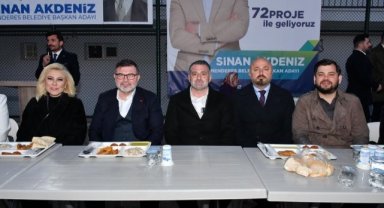 Menderes Başkan Adayı Sinan Akdeniz; “Daha çok gönül sofraları kuracağız.’’