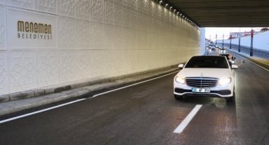 Menemen Belediyesi 100. yıl köprülü kavşağı hizmete açıldı