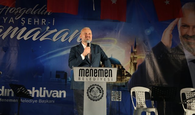 Menemen'de renkli iftar, dönüşüm müjdesi!