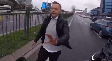 Şişli’de sürücülerin korna kavgası