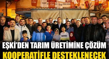 Tarım üretimi kooperatifle desteklenecek