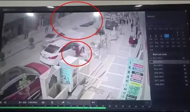 Vinçle taşınan kapı, 14 yaşındaki çocuğun üzerine düştü
