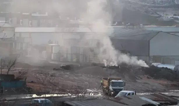 Ankara'daki yangın, kablo toplayanların yaktığı ateşten çıkmış