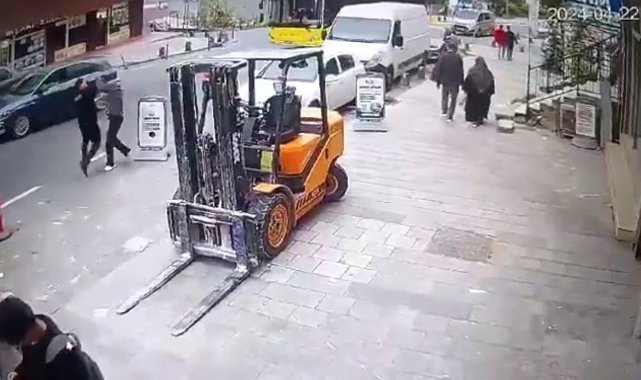 Arnavutköy’de yaya ve sürücünün yol vermeme kavgası