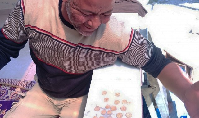 Bahçesini çapalayan çiftçinin pulluğuna takılan küpten Bizans dönemi sikkeleri çıktı