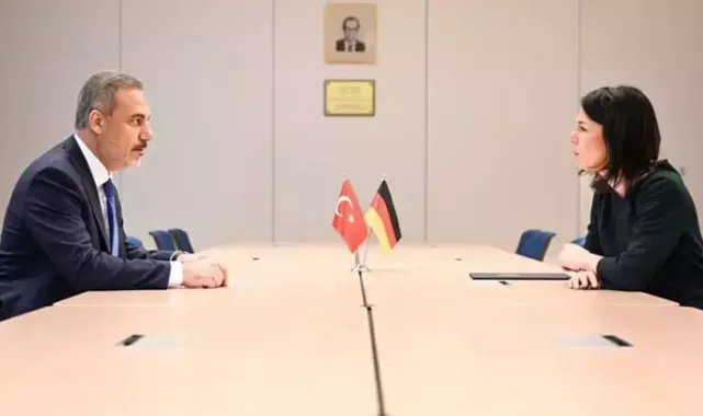 Bakan Fidan, Alman mevkidaşı Baerbock ile görüştü