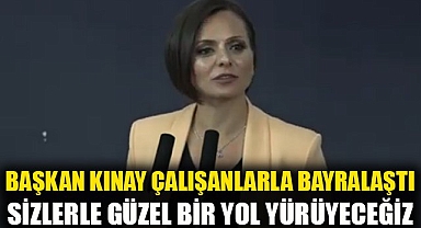 Başkan Kınay, belediye çalışanlarıyla bayramlaştı: Sizlerle güzel bir yol yürüyeceğiz