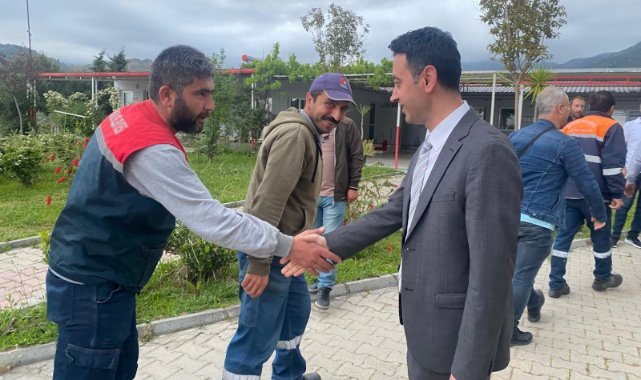 Başkan Önal, haftanın ilk mesaisine şantiyelerden başladı