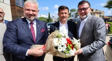 Başkan Pehlivan’a Dağ ve Saygılı’dan tebrik ziyareti