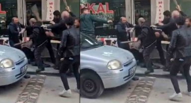 Bayburt’ta iki grup arasında tekme, tokat, sopalı kavga