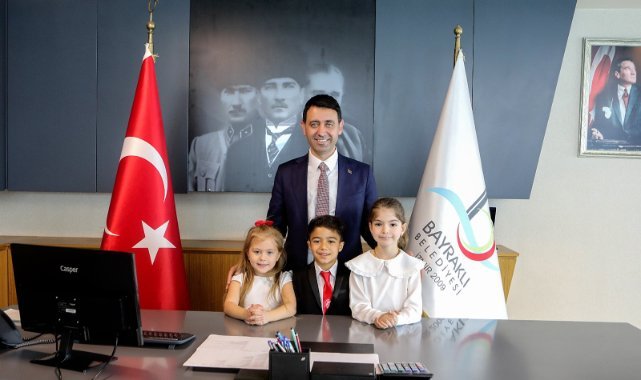 Bayraklı’da minik başkanlar icraatlarını açıkladı