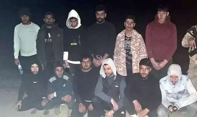 Bulgaristan sınırında 12 kaçak göçmen yakalandı