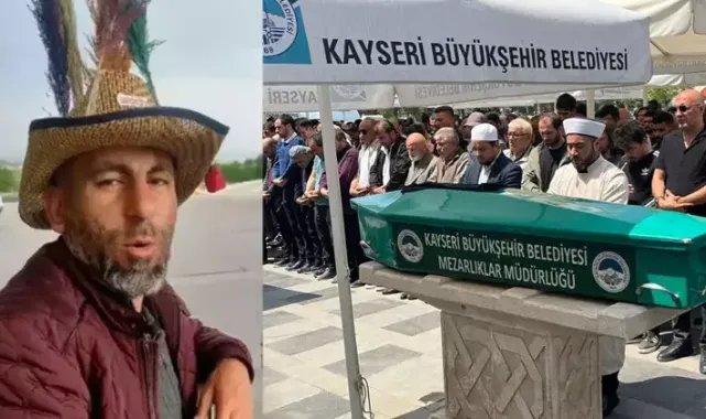 Canlı yayın sırasında kamyonet çarpmıştı; toprağa verildi