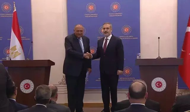 Dışişleri Bakanı Fidan ve Mısır Dışişleri Bakanı Shoukry'den basın toplantısı