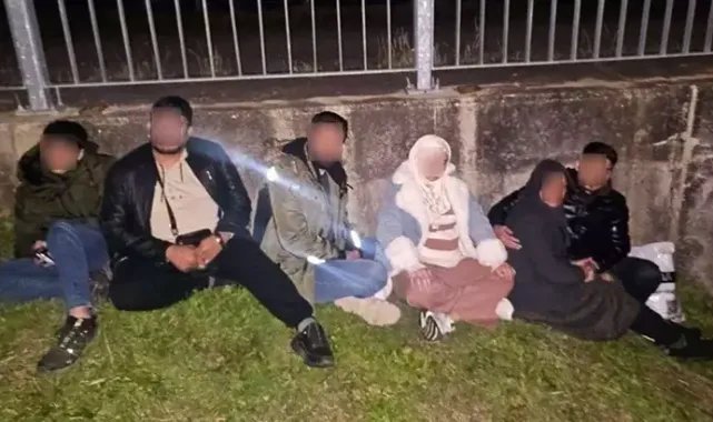 Edirne’de 6 kaçak göçmen ve 1 organizatör yakalandı